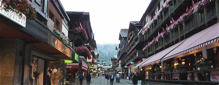 Rue principale de Zermatt