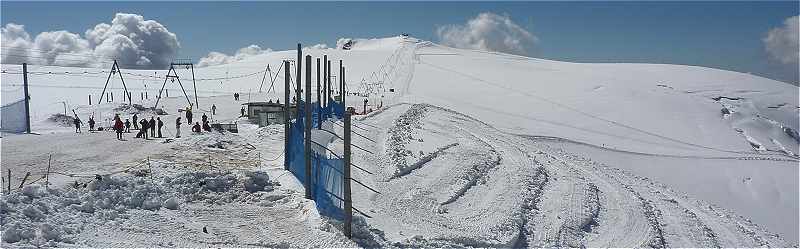 Zermatt: ski d'été entre le Klein Matterhorn et la Gobba di Rollin
