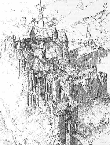 Bourbon l'Archambault: le château de ducs de Bourbon à la fin du XVème siècle