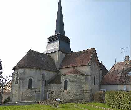 Chevet et transept Nord de l'église Saint Pierre de Bommiers