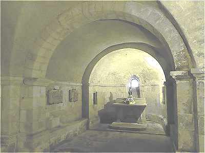Crypte de l'église de Saint Marcel