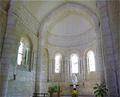 Choeur et abside de l'église Saint Grégoire de Tesson