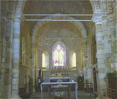 Choeur et abside de l'église Saint Vivien de Vandré