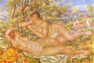 Renoir: les Baigneuses peint en 1918/1919
