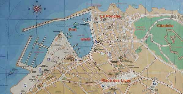 Plan de Saint Tropez