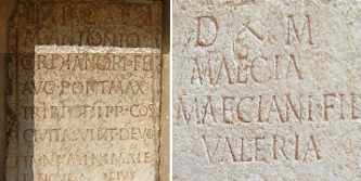 Vence: Inscriptions Romaines