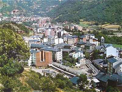 La ville d'Andorre