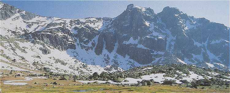 Panorama sur la Sierra de Béjar dans la Province de Salamanque