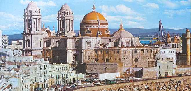 Panorama sur Cadix: la Cathédrale