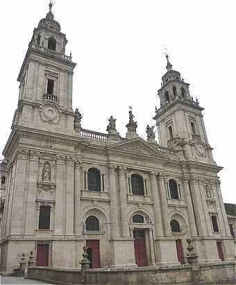Façade de la Cathédrale de Lugo