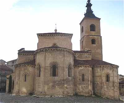 Chevet de l'église San Millan de Ségovie