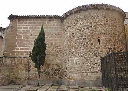Chevet et transept de l'église San Salvador de Soria
