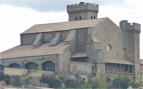 Eglise Santa-Maria de Ujué, côtés Nord et Ouest