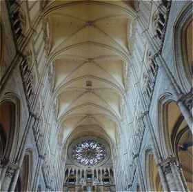 La nef de la cathédrale Notre-Dame d'Amiens