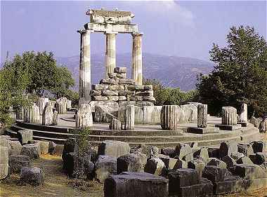Delphes: le Temple d'Athéna