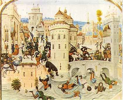 Charles le Mauvais mate la Jacquerie paysanne à Meaux en juin 1358