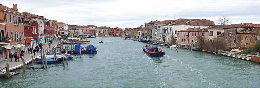 Murano: vue du Canale Punte Longo
