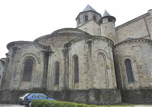 Chevet de l'abbaye Saint Pierre de Beaulieu