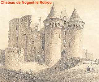 Chateau des comtes du Perche à Nogent le Rotrou