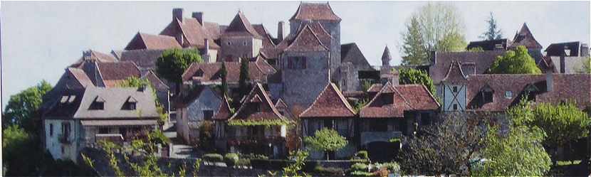 Centre du village de Loubressac