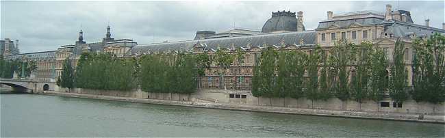 Le Louvre: état actuel de la Galerie du bord de l'eau