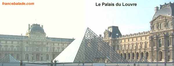 Le Palais du Louvre, facade Ouest
