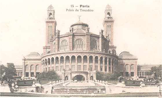 Paris: l'ancien Palais du Trocadéro