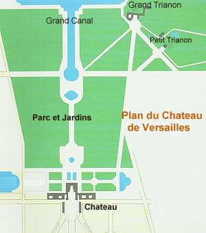 Plan du Chateau de Versailles