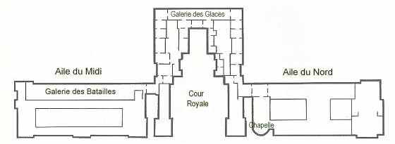 Plan du Palais de Versailles