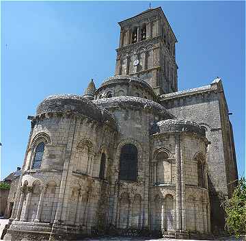 Chevet de l'église Saint Pierre de Chauvigny