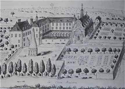 Ancienne Abbaye Saint Cyprien de Poitiers en 1700