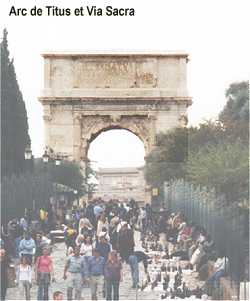 Arc de Titus et la Via Sacra