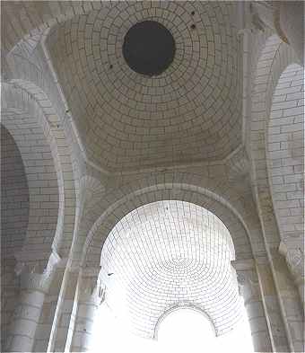 Voûte de l'abside et du transept de l'église Saint Martin d'Abilly