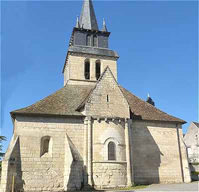 Chevet de l'église Saint Gervais et Saint Protais du Grand Pressigny