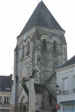 Clocher de l'église Saint Gervais et Saint Protais de Manthelan
