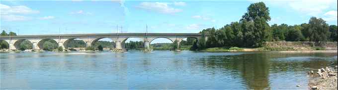 Le Bec du Cher, jonction entre la rivière et la Loire