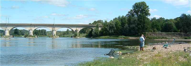 Le Bec du Cher, jonction entre la rivière et la Loire