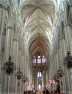 Intérieur de la cathédrale Saint Etienne de Bourges