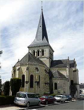 Chevet de l'église de Nanteuil à Montrichard