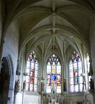 Choeur Gothique de l'église Saint Sulpice de Palluau sur Indre