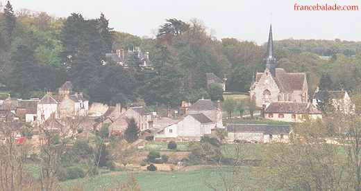 Le village de Baillou en Vendomois