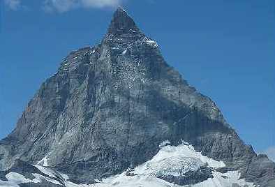 Vue du Matterhorn (Cervin) face Est