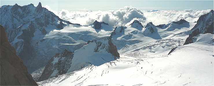 Massif du Mont Blanc: Origine de la Mer de Glace