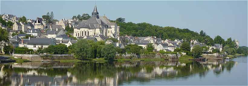 Candes Saint Martin, la jonction de la Vienne et de la Loire
