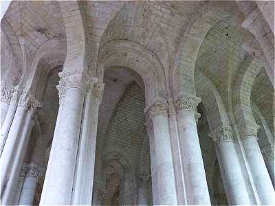 Collatéral de la nef  de l'église de Cunault