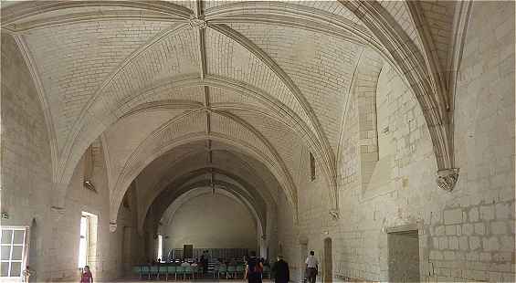 Réfectoire de l'abbaye de Fontevraud