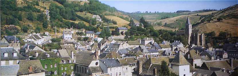 Panorama sur Chaudes-Aigues