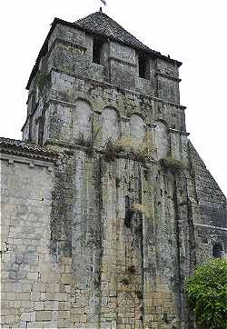 Clocher de l'église Saint Jean-Baptiste de Grassac