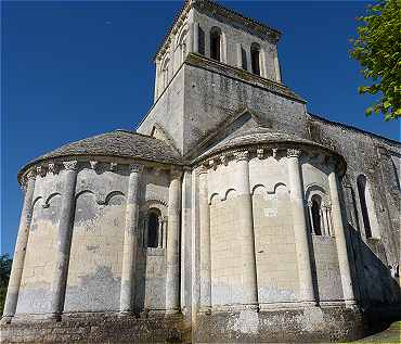Chevet de l'église Saint Sulpice de Marignac