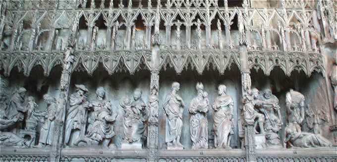 Partie de la cloture du choeur de la Cathédrale de Chartres